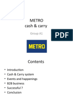Metro Cash & Carry: Group A1