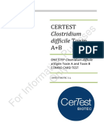 Clostridium Difficile Toxina A + B