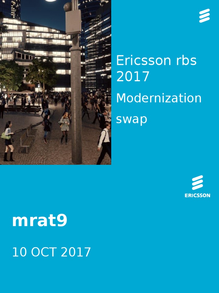 Ericsson RBS Modernization 2017 | PDF | Lte (Telecomunicaciones) | 3 G