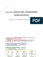 Nomenclatura de Compuestos Heterociclicos