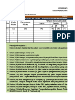 Contoh Pengisian FORM REGISTER RISIKO - Barenlitbang