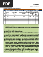 Format dan Contoh Risk Register RS | PDF