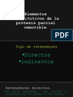 Elementos Constitutivos de La Prótesis Parcial Removible