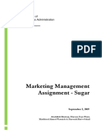 Marketing Plan - Sugar