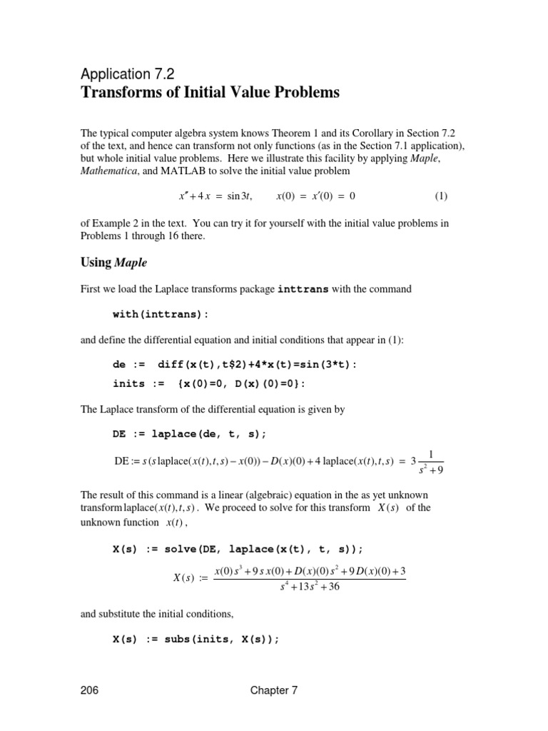 Laplas | PDF | Laplace Transform | Equations