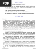 Plaintiffs-Appellants vs. vs. Defendants-Appellees Felipe Torres and Associates V.E. Del Rosario & Associates A.R. Naravasa & Pol Tiglao, JR