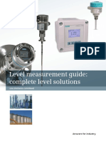 Level Measurement Guide: Complete Level Solutions: Answers For Industry