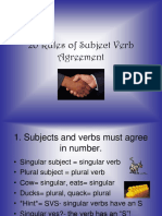 Subject Verb Agreement