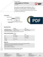 Spiral-Wound Gasket With Graphite or PTFE Filler and Inner Ring