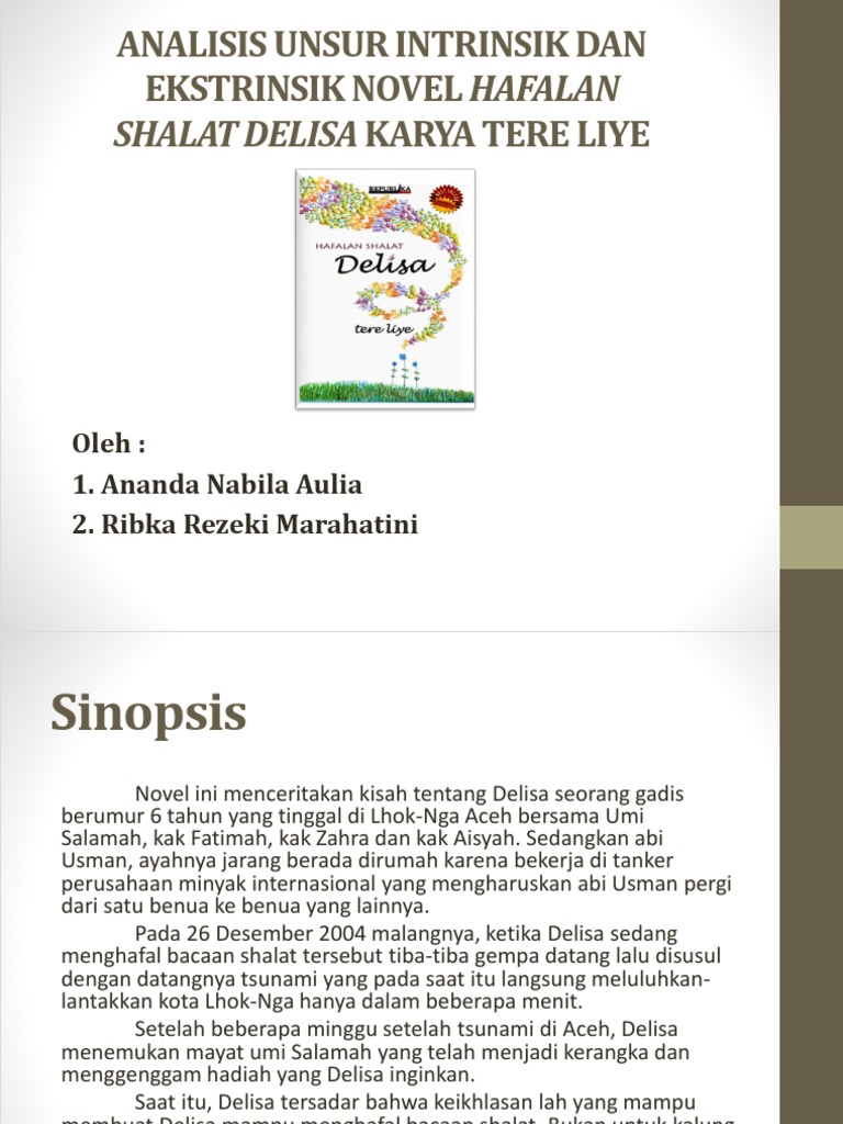 Contoh Makalah Analisis Unsur Intrinsik Dan Ekstrinsik Novel Contoh Surat Format Surat 2020