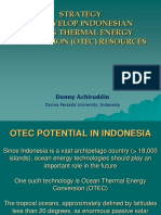 Developing Indonesia's Ocean Thermal Energy Potential