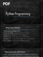 Python Programming