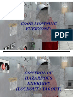 Control of Hazardous Energy