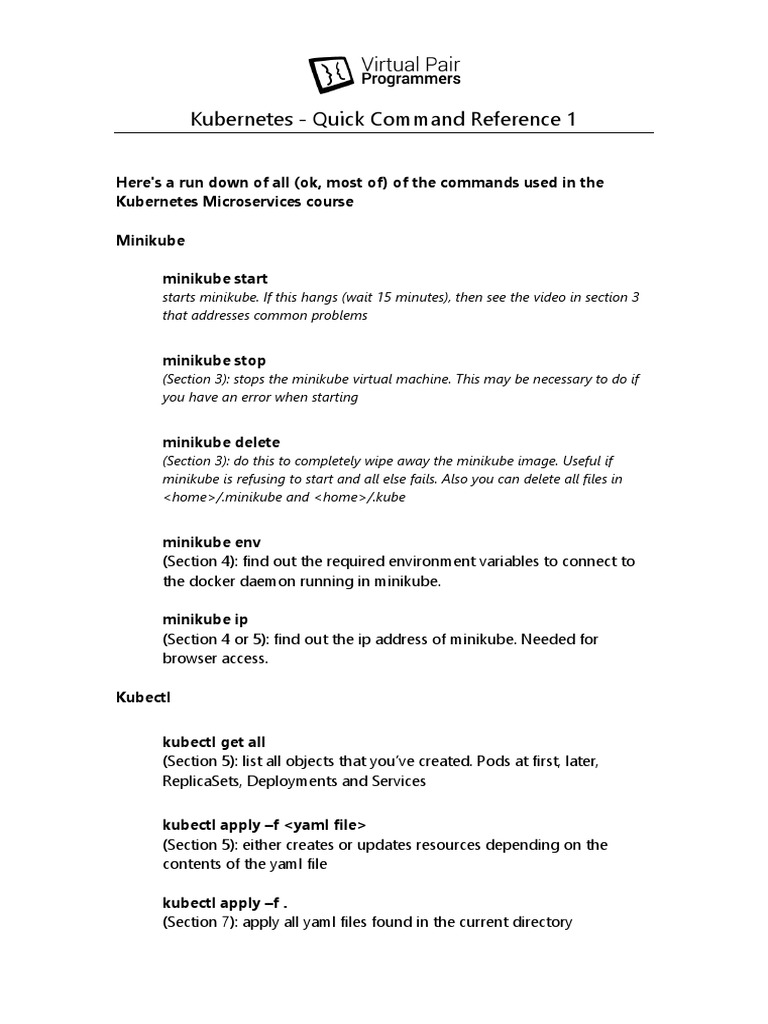 Kubernetes Command Guide | PDF | Digital Technology | Computer Engineering