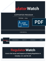 Reg Watch U.S. Deck (Oct 2019)