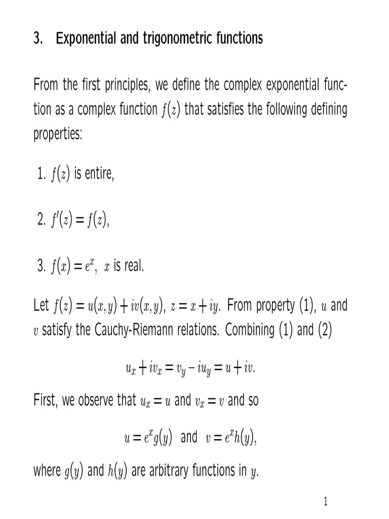 Complex 3 Pdf Sine Trigonometric Functions