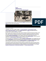 Bicycle: For Other Uses, See - "Bike" Redirects Here. For Other Uses, See