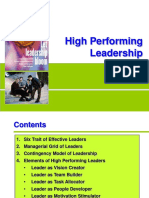High Performing Leadership