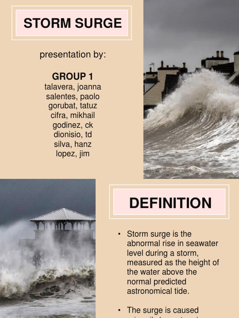 Understanding Storm Surge: Definition & Safety | PDF | Storm Surge | Flood