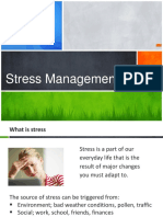 On Stress Management