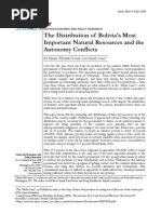 Download The Distribution of Bolivias Most Important Natural Resources and the Autonomy Conflicts by Center for Economic and Policy Research SN4288419 doc pdf