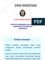 BAB 4 Kriteria Investasi 08-2019