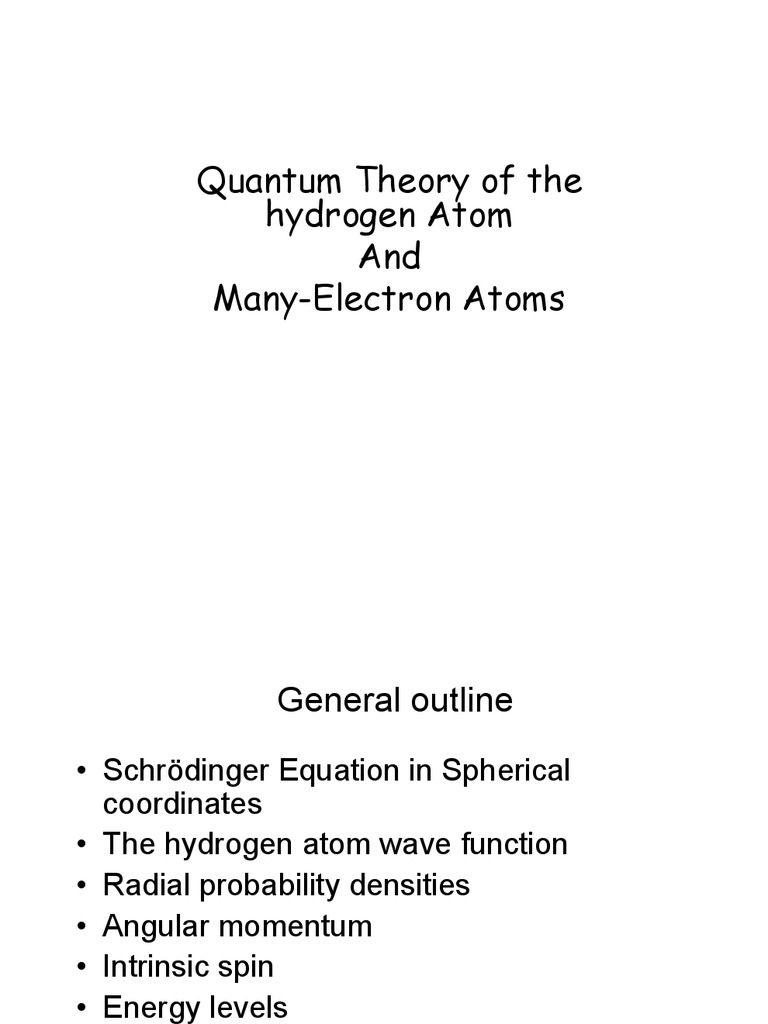 Chapter+6+and+7 Notes PDF | PDF | Spin (Physics) | Atomic Orbital