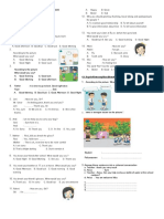 English Test (Chapter 1) Seventh Grade 3.1 Aspek Pengetahuan