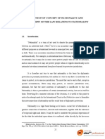 Evolution of Concept of Nationality and Development of The Law Relating To Nationality