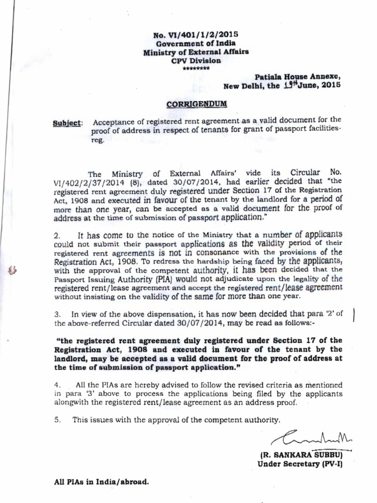 Circular Rent Agreement PDF | PDF | Landlord | Lease