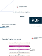 API Aula 8 Intro Pesquisa Oper. Prog. Linear M t. Grafico vs. Alg Brico