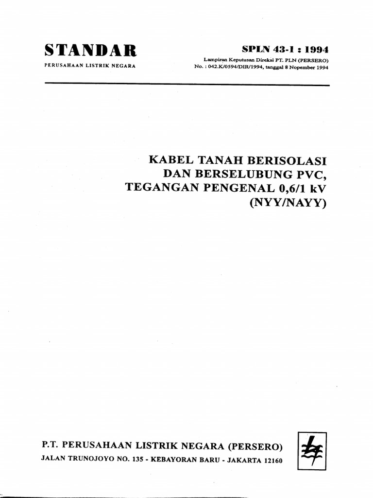 SPLN 43 1 1994 PDF | PDF