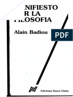 1 Badiou, Alain - Manifiesto por la filosofía [1989].pdf
