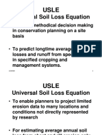 Universal Soil Loss Equation: - To Guide Methodical Decision Making