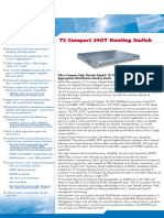 T5 Compact 24GT Routing Switch: Benefits and Features