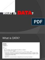 Data in CRM