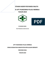 Materi Pelatihan Kader Posyandu Balita