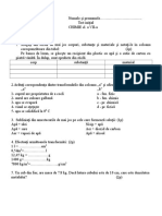 Test Initial Cl. a Viia Chim