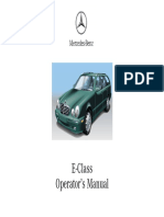 2003 E - Class Wagon PDF