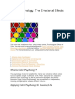 Color Psychology: The Emotional Effects of Colors