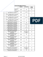 Provisional Seat Matrix Round-1: Institute Branch Category Total Seats SR No