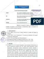 Informe Peligro Inminente