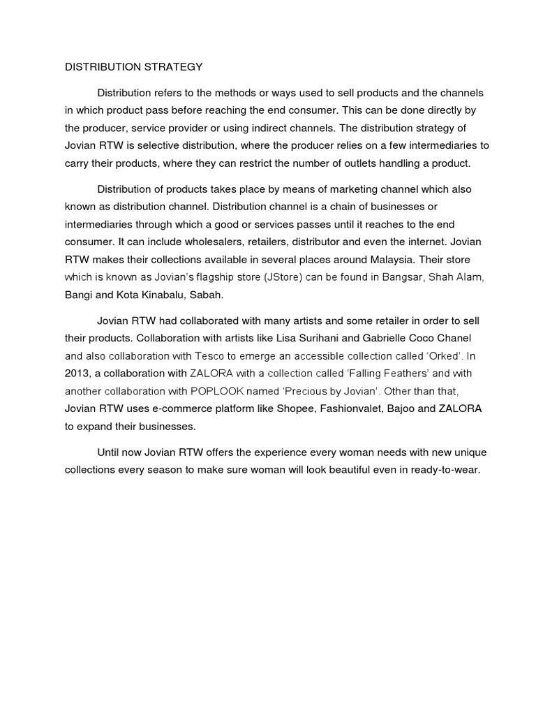 Assignment JovianRTW | PDF | Retail | Business Economics