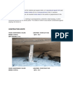 Construction Joints: Pascal SI Pounds Per Square Inch Newton Metres Foot-Pound Force Shear Stress