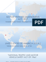 The Motor Vehicle (Amendment) Act, 2019 (Comparison) 