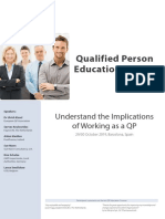 Qualified Person Education Course Oct 2019