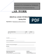 Lab - Work: Digital Logic Fundamentals