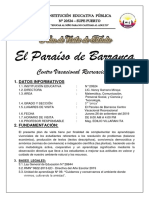 Plan de Visita de Estudio Paraiso de Barranca