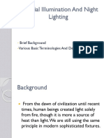 Artificial Illumination and Night Lighting