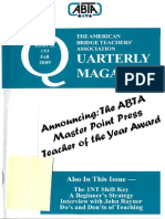 ABTA Quarterly Fall 2009